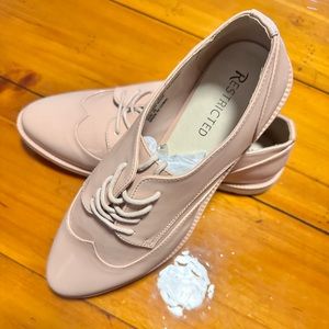 Size 10 Blush Patient Leather Wing Tip Shoes